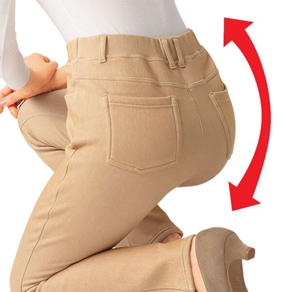 ルフラン（ルフラン）の「【２本組】素肌にはきたい裏が綿毛布のパンツ（フルレングスパンツ）」｜詳細画像