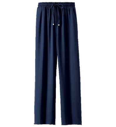 BELLUNA（ベルーナ）の「【快適Ｌａｂ．】お手入れ楽々ビンテージ調素材ワイドパンツ（ワイドパンツ・ガウチョ）」