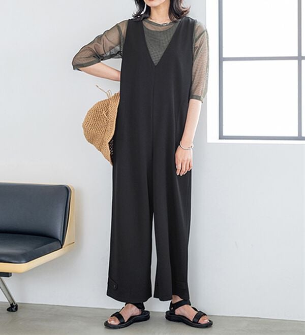 BELLUNA（ベルーナ）の「涼やかメッシュ&times;ワンピースアンサンブル（その他ワンピース）」｜詳細画像