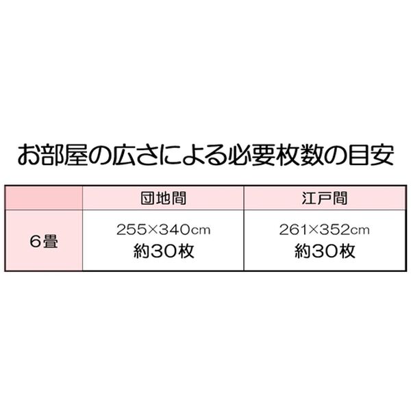 「３０枚組大理石調ジョイントマット＜約６畳・プレイマット・クッションマット・クッションラグ・防音５８角＞（ジョイントマット）」｜詳細画像