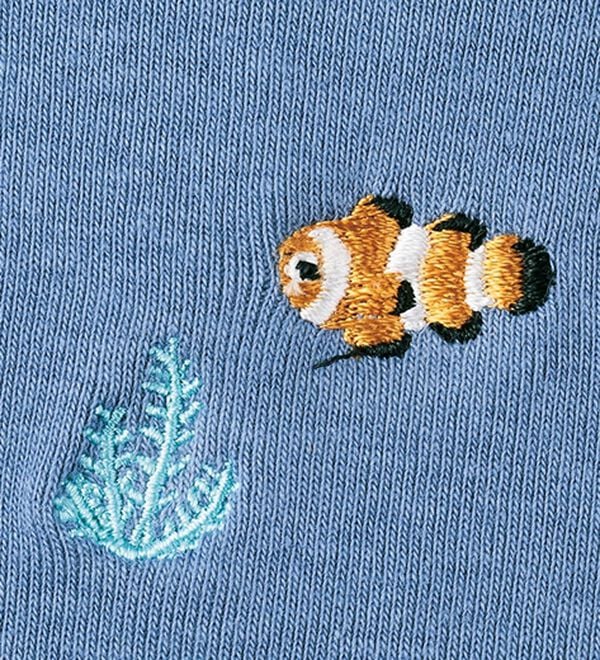 ルフラン（ルフラン）の「綿１００％刺しゅうＴシャツ（Tシャツ）」｜詳細画像