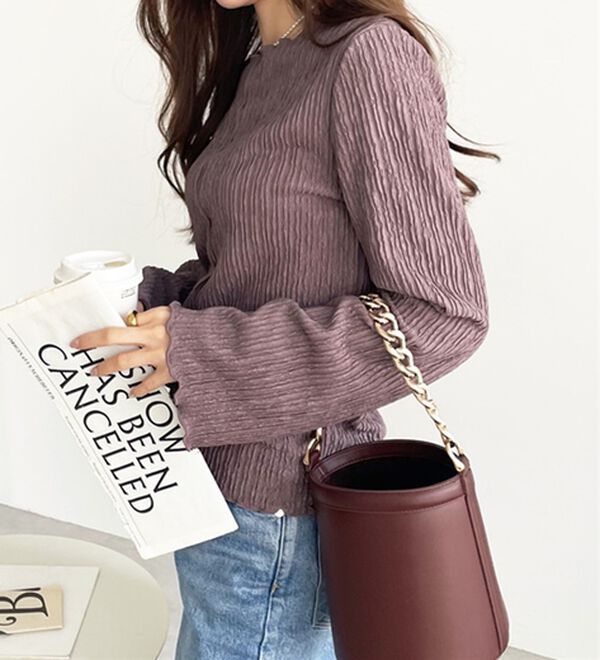 GeeRA（ジーラ）の「前後２ｗａｙフレアスリーブカットソー（カットソー）」｜詳細画像