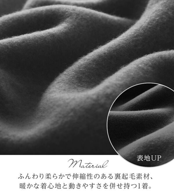 alotta（アロッタ）の「あったか裏起毛ドットボタンカーデ（その他カーディガン）」｜詳細画像