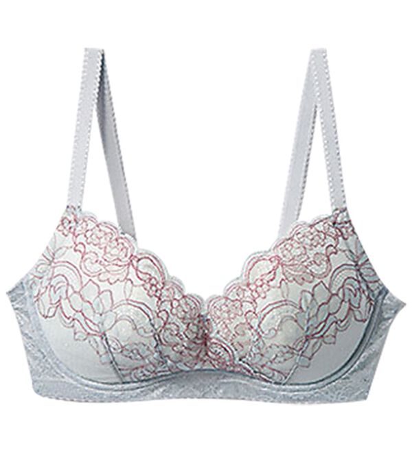 LAVIENNE（ラヴィエンヌ）の「ウイング「小さく見せるブラ」（ブラジャー）」｜グレー