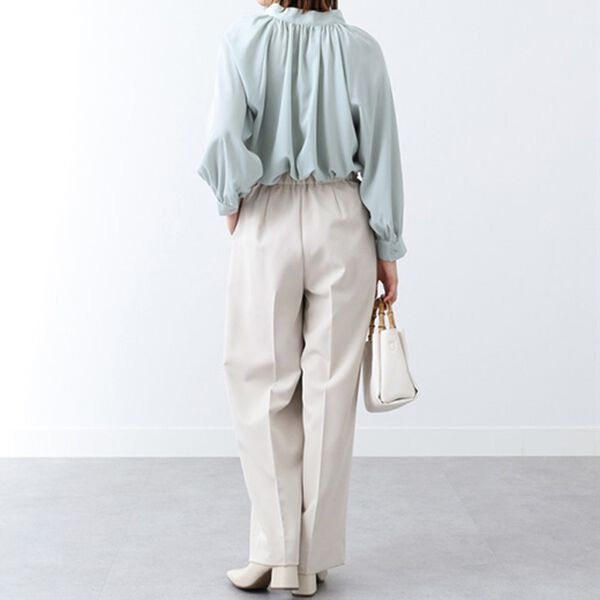 BELLUNA（ベルーナ）の「ジョーゼット素材ボウタイブラウス（ブラウス）」｜詳細画像