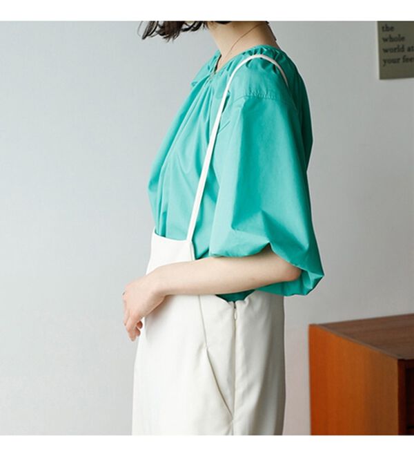 GeeRA（ジーラ）の「パフスリーブギャザーブラウス（ブラウス）」｜詳細画像