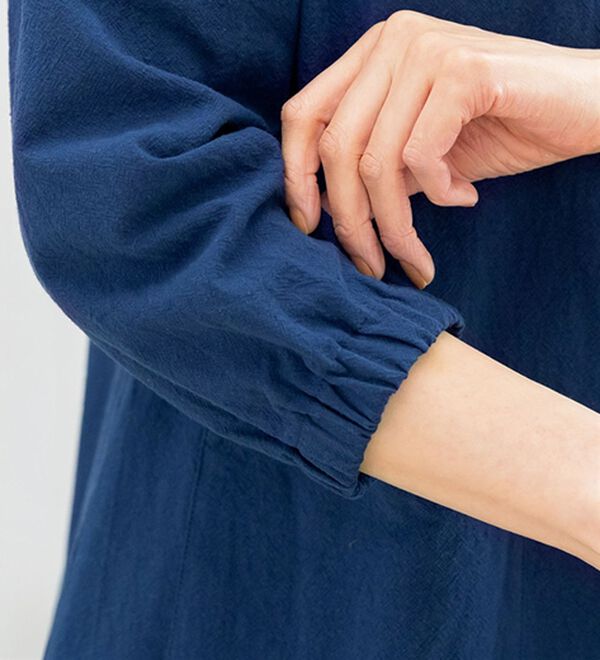 ルフラン（ルフラン）の「【３色組】綿１００％ワッシャー加工のおうちシャツ（パジャマ・ルームウェア）」｜詳細画像