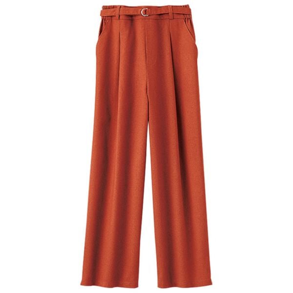 BELLUNA（ベルーナ）の「レーヨン麻入りゆったりテーパードパンツ（テーパードパンツ）」｜詳細画像