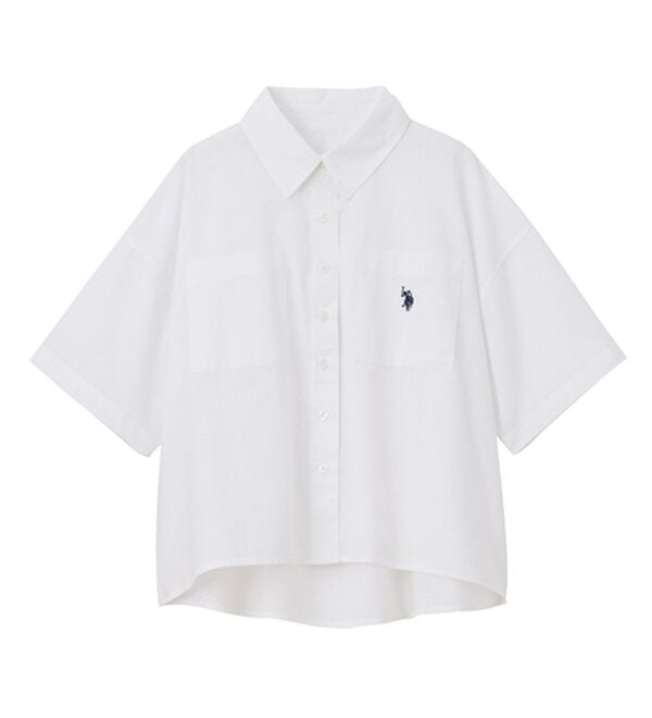 GeeRA（ジーラ）の「【ＵＳ．ＰＯＬＯ．ＡＳＳＮ】オーバーサイズ半袖シャツ（シャツ）」｜詳細画像