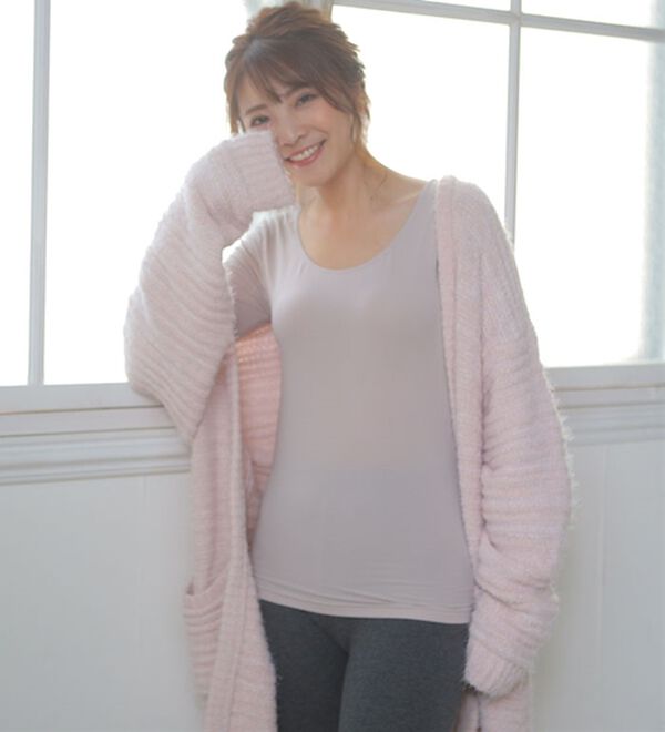 A HAPPY MARILYN（アハッピーマリリン）の「【３Ｌ～８Ｌ】【裏起毛】リッチタッチクルーネックプルオーバー（カットソー）」｜詳細画像