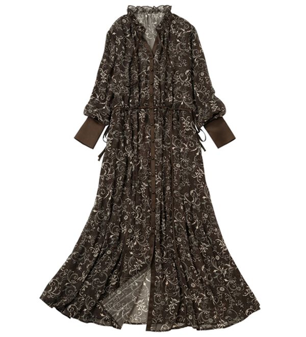 RANAN（ラナン）の「オーナメントプリントロングワンピ（ロングワンピース）」｜詳細画像