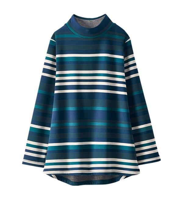 BELLUNA（ベルーナ）の「ふわふわ裏ファーハイネックプルオーバー（カットソー）」｜詳細画像