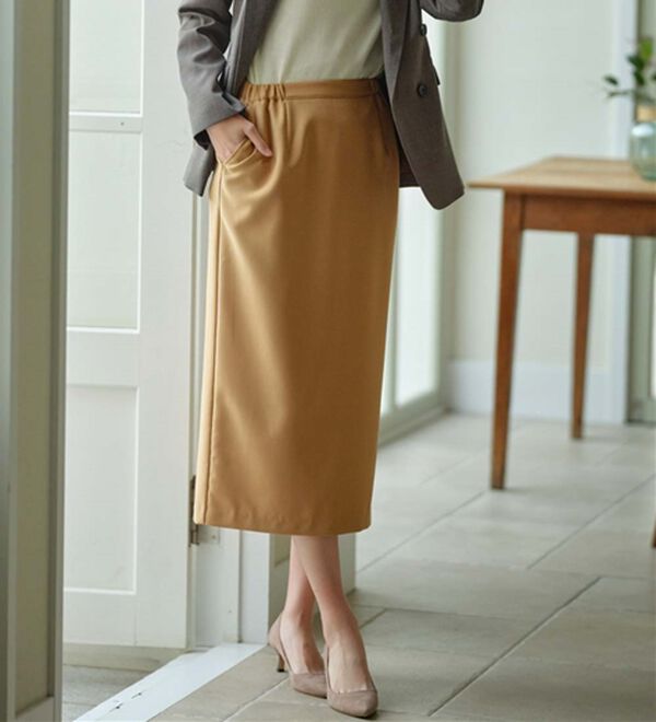 RANAN（ラナン）の「美ラインタイトスカート（ロングスカート）」｜詳細画像