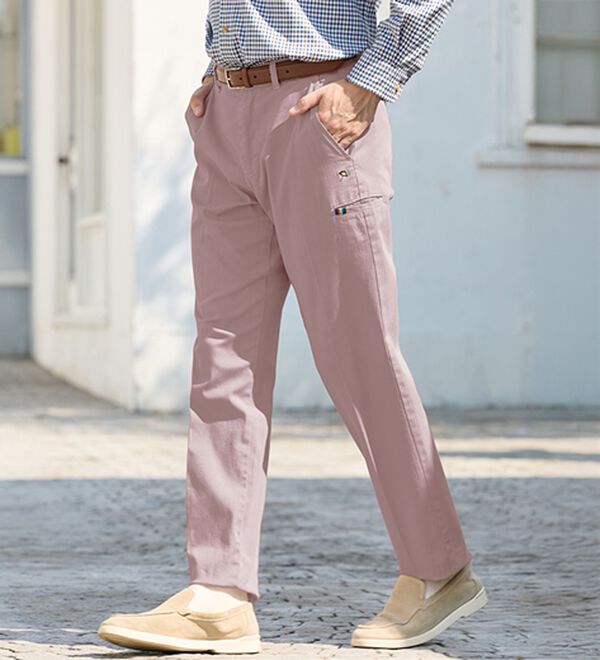 「＜アーノルド　パーマー＞デニム＆チノから選べる定番ストレッチパンツ（メンズフルレングスパンツ）」｜詳細画像