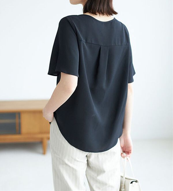 GeeRA（ジーラ）の「フロントタックフレアースリーブブラウス（ブラウス）」｜詳細画像