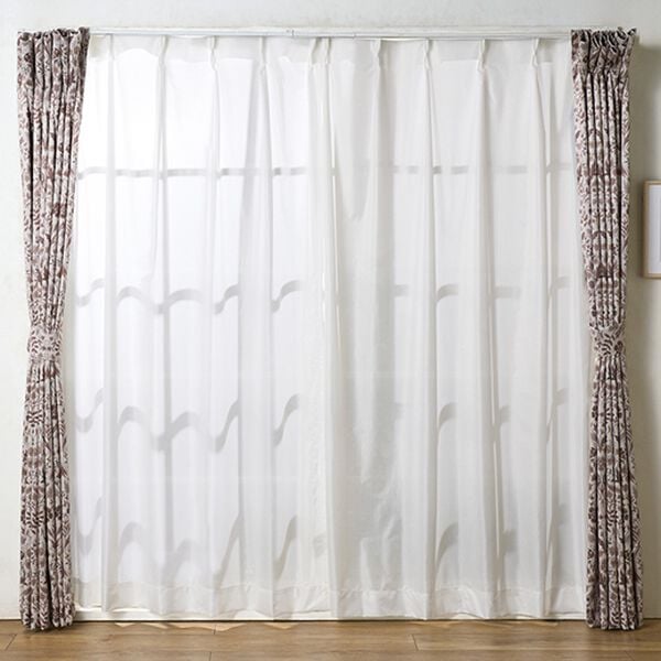 「簡単！素敵にコーディネート１級遮光＆機能レースカーテン「フォレストキャット」（ドレープカーテン）」｜詳細画像