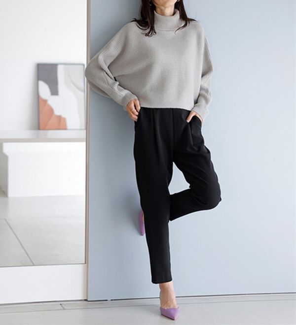 RANAN（ラナン）の「【２点セット】ニットワンピースアンサンブル（ニットワンピース）」｜詳細画像