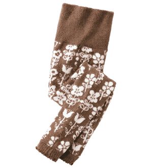 LAVIENNE（ラヴィエンヌ）の「もこもこあったかニットレギンス（肌着・インナーウェア）」｜ブラウン