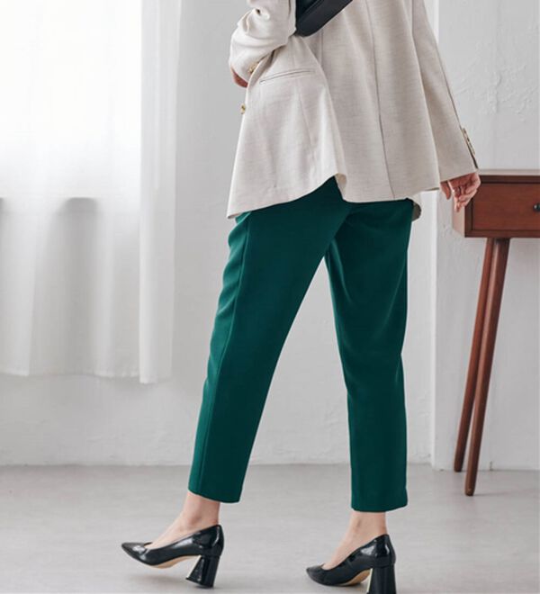 RANAN（ラナン）の「美脚シルエットクロップドパンツ（フルレングスパンツ）」｜詳細画像