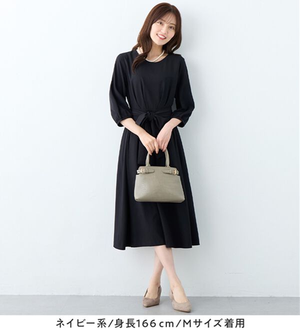 alotta（アロッタ）の「【３点セット】入学式卒業式に！ママに嬉しい洗えるワンピセレモニースーツ＜７号～２３号＞（ワンピースセットスーツ）」｜詳細画像