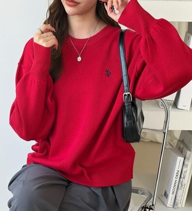 GeeRA（ジーラ）の「【U.S. POLO ASSN.】スウェットライクニット（ニット・セーター）」