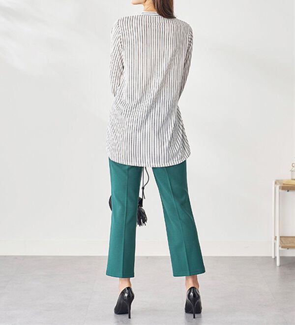 BELLUNA（ベルーナ）の「シワが目立ちにくい！ピンタック使いシャツチュニック（チュニック）」｜詳細画像