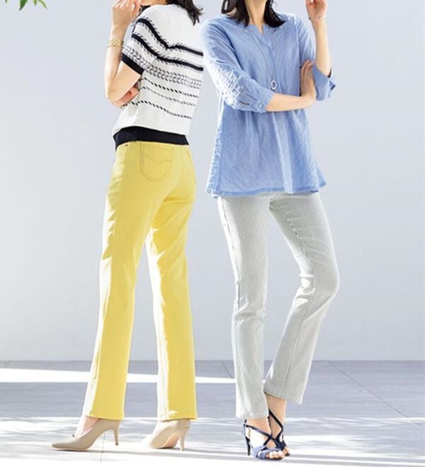 ルフラン（ルフラン）の「毎日はきたくなる！ストレッチパンツ（フルレングスパンツ）」｜詳細画像