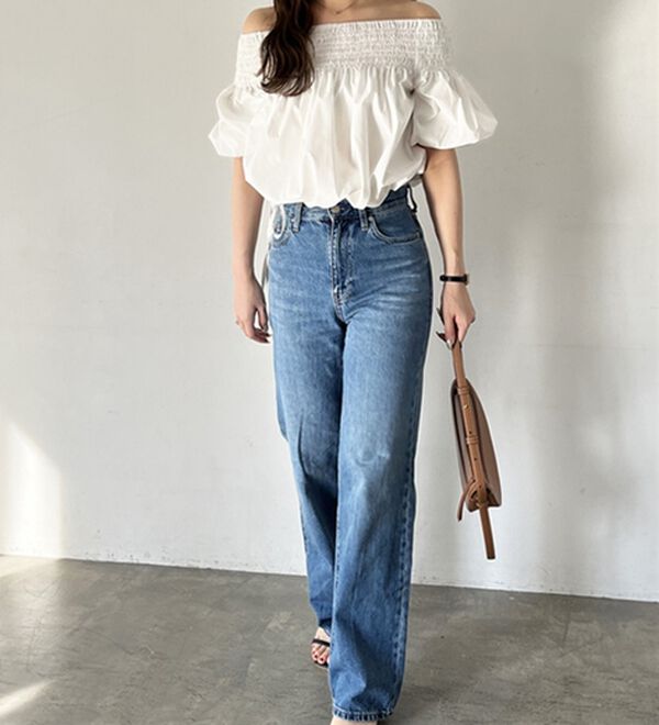 GeeRA（ジーラ）の「ドロストオフショルブラウス（ブラウス）」｜詳細画像