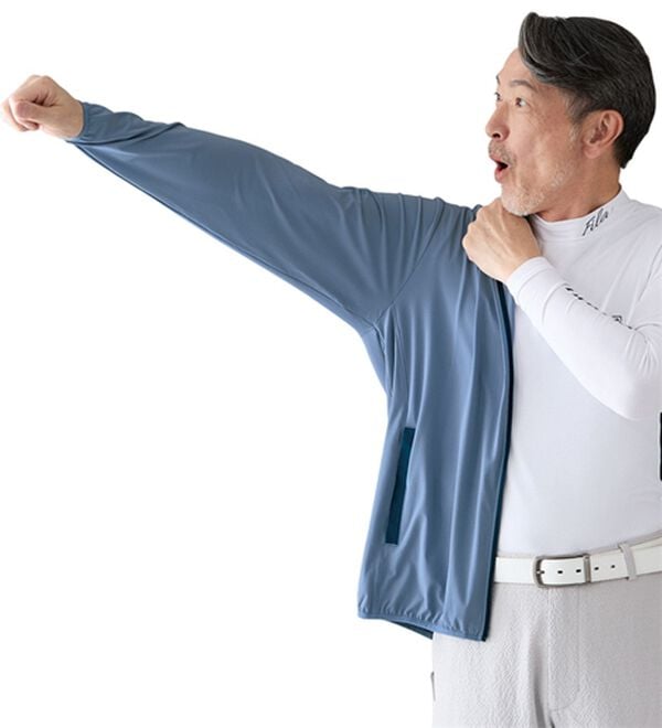 「フィラ　接触冷感ＵＶカットブルゾン（メンズブルゾン）」｜詳細画像