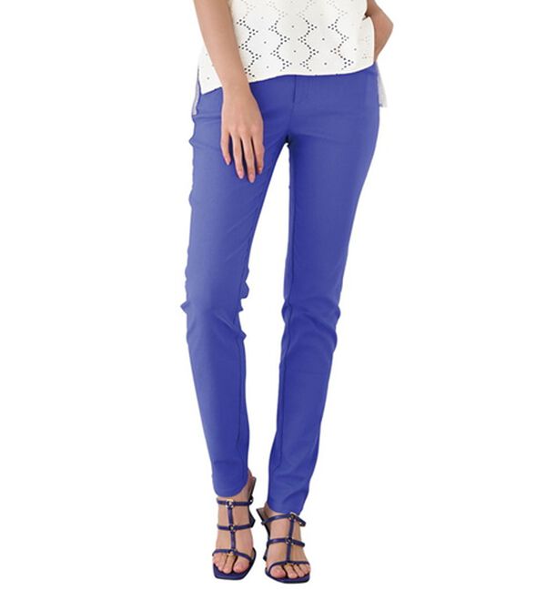 RANAN（ラナン）の「【4つの機能付】美脚フルレングスパンツ（フルレングスパンツ）」｜ブルーパープル