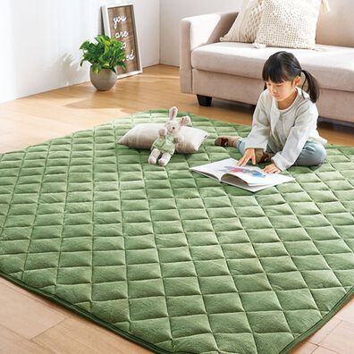 「ふわふわキルトラグ（カーペット）」
