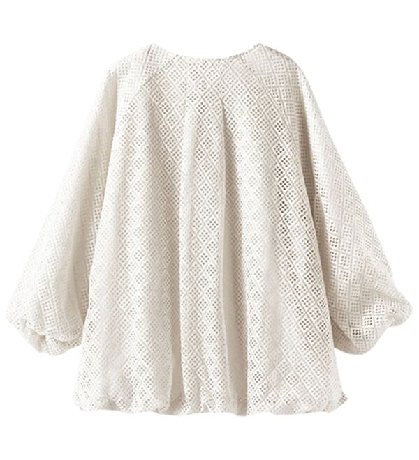 BELLUNA（ベルーナ）の「幾何柄レースバルーンシルエットブルゾン（その他ジャケット）」｜詳細画像