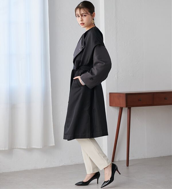 RANAN（ラナン）の「【2点セット】マルチウェイレイヤードコート（ロングコート）」｜詳細画像