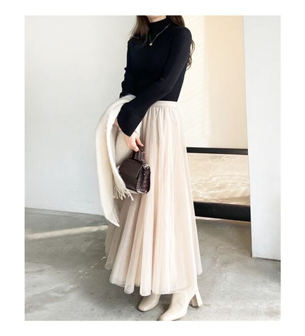 GeeRA（ジーラ）の「フレアーチュールロングスカート（ロングスカート）」｜詳細画像