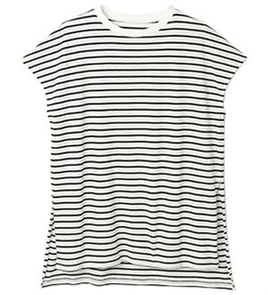 RANAN（ラナン）の「＜BC＞綿100％ひんやりサイドスリットフレンチスリーブチュニック（チュニック）」｜詳細画像