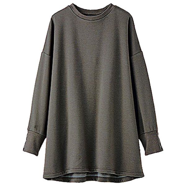 BELLUNA（ベルーナ）の「裏ファー素材袖ボタンチュニック（チュニック）」｜詳細画像