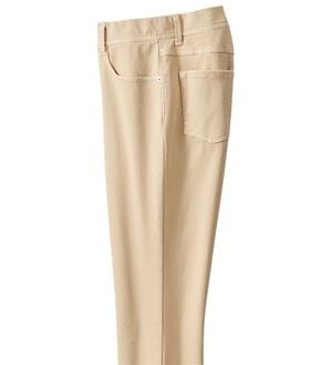 ルフラン（ルフラン）の「楽らく素敵！全方向ストレッチ綿混パンツ（フルレングスパンツ）」｜ベージュ