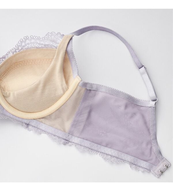 YU'NOW（ユナウ）の「上向きバストの美谷間ブラ＆ショーツ（ブラジャー＆ショーツセット）」｜詳細画像