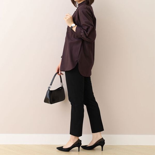 BELLUNA（ベルーナ）の「はしごレース使いフリル衿チュニック（チュニック）」｜詳細画像