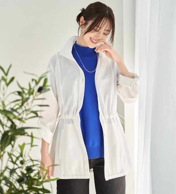 BELLUNA（ベルーナ）の「デニム調デザインパーカー（パーカー）」｜詳細画像