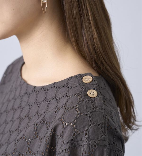 BELLUNA（ベルーナ）の「綿１００％サークルレース素材チュニック（チュニック）」｜詳細画像