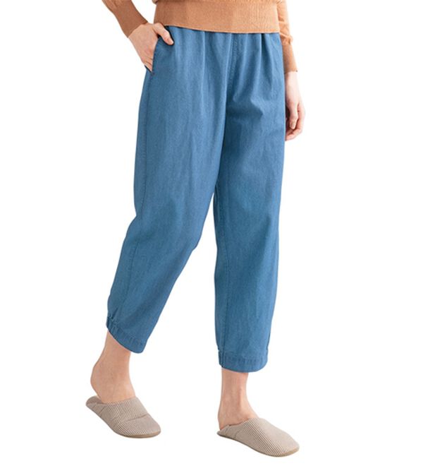 LAVIENNE（ラヴィエンヌ）の「【３本組】腰回りゆったりデニムモンペ（その他パンツ）」｜詳細画像