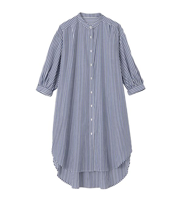 RANAN（ラナン）の「綿１００％　ロング丈シャツブラウス（チュニック）」｜詳細画像