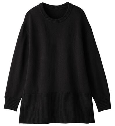 alotta（アロッタ）の「裾リブ切替ゆるニットチュニック（チュニック）」