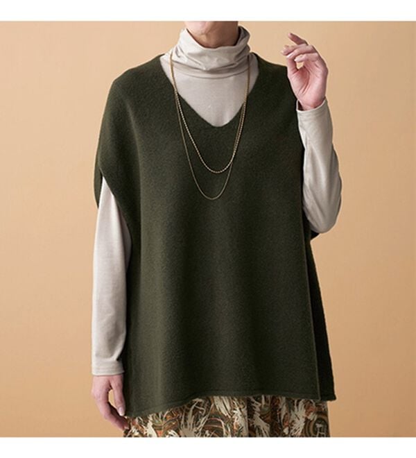 BELLUNA（ベルーナ）の「なめらかテンセル（ＴＭ）繊維ストレッチプルオーバー（カットソー）」｜詳細画像