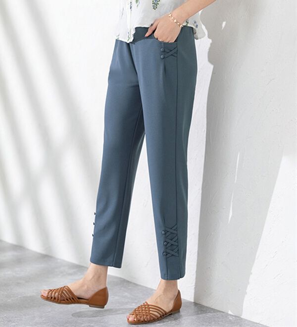 ルフラン（ルフラン）の「【４本組】のびさらクロップドパンツ＜プッチ＞（クロップドパンツ）」｜詳細画像