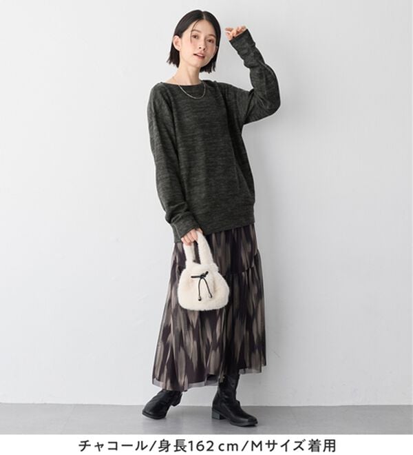 Viola e Viola（ヴィオラ エ ヴィオラ）の「【毎日着たい！】柔らかニットソーシンプルトップス（カットソー）」｜詳細画像