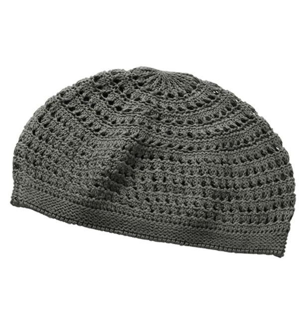 「日本製シルク１００％ニットワッチ（メンズ帽子）」｜グレー