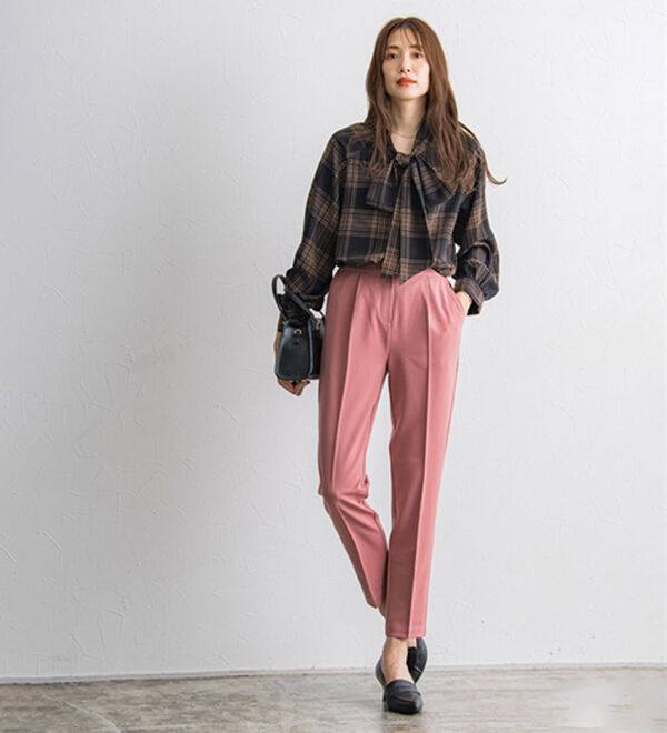 Pierrot（ピエロ）の「選べる柄２ｗａｙリボンブラウス（ブラウス）」｜詳細画像