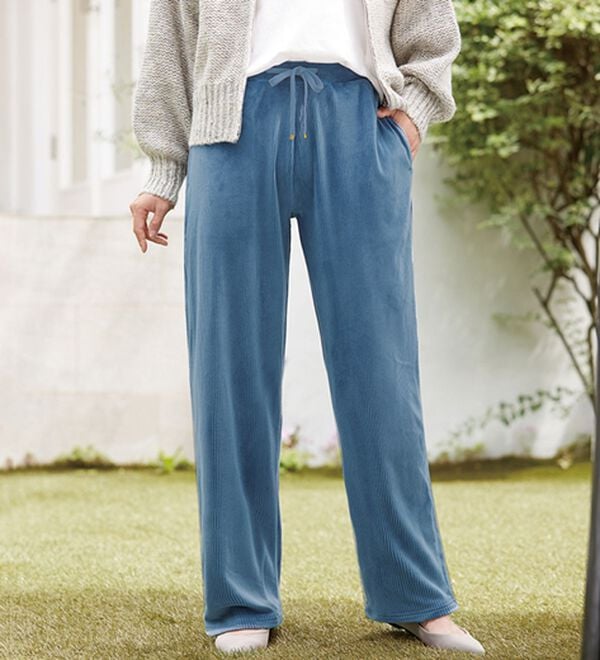LAVIENNE（ラヴィエンヌ）の「あったかキレイパンツ（その他パンツ）」｜スモーキーブルー